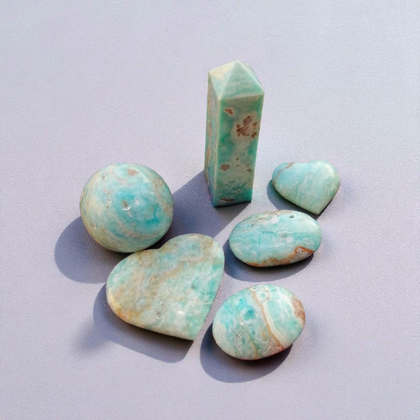 Calming Blue Aragonite | Crystal for Communication & Stress Relief | Throat Chakra Stone - Image 2