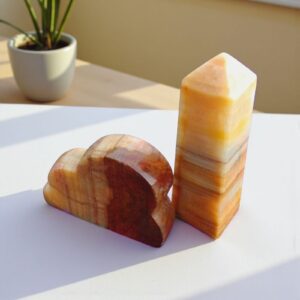 Peach Calcite | Gentle Stone of Self-Love & Emotional Healing | Heart Chakra Soother