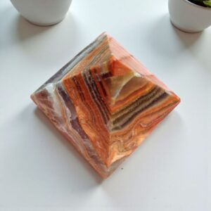 Bumblebee Jasper Pyramid | Stone of Manifestation & Personal Power | Solar Plexus Chakra Crystal