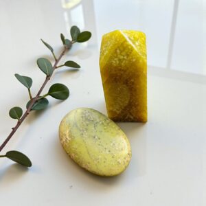 Yellow Serpentine | Crystal for Confidence & Inner Strength | Cleansing & Protection Stone