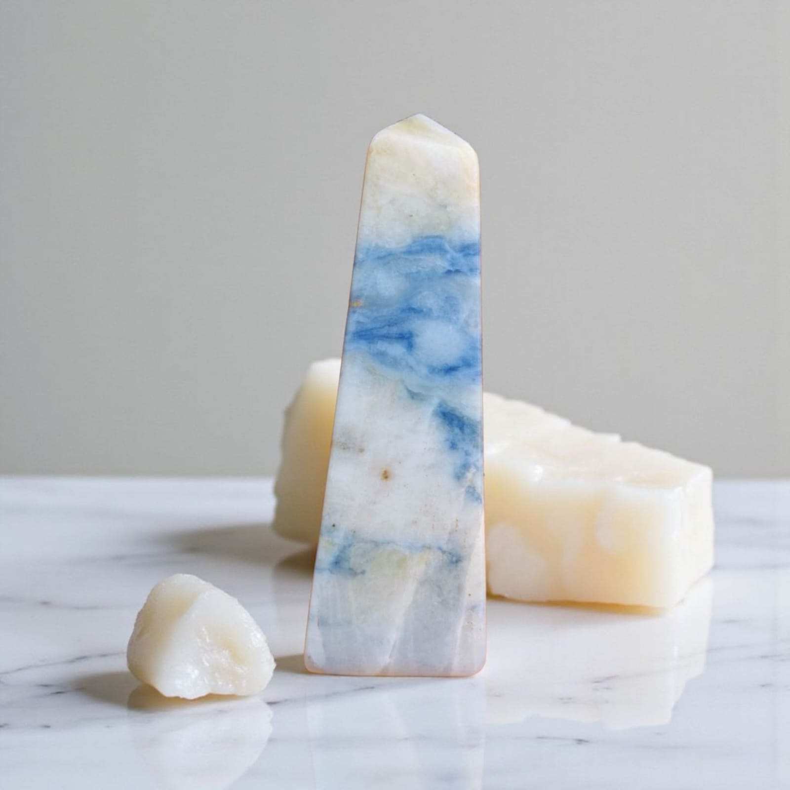 Afghanite Tower | High Vibration Stone for Intuition & Psychic Ability | Third Eye Chakra Crystal