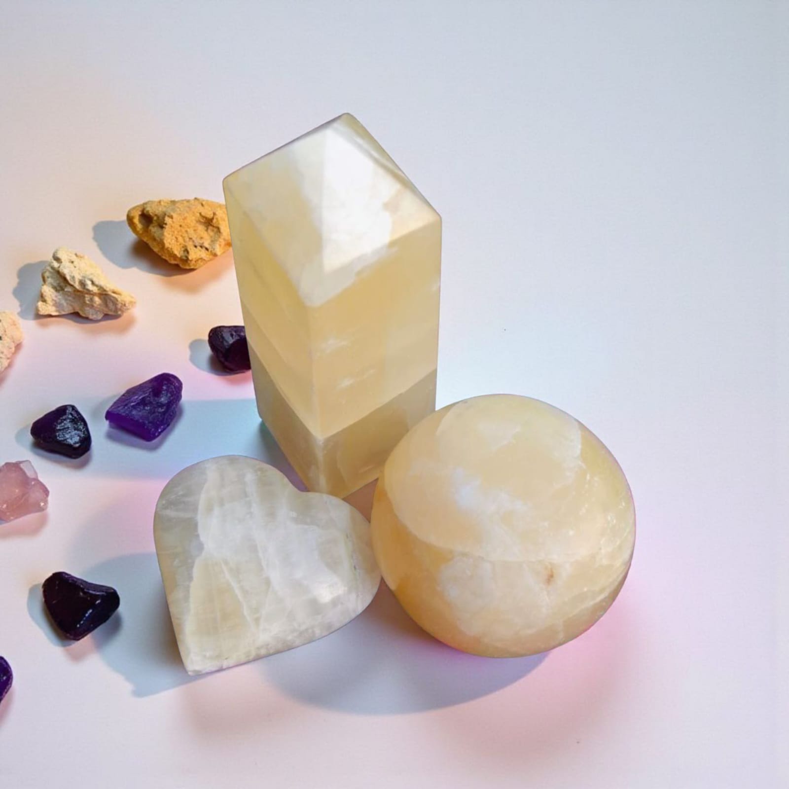White Calcite | High Vibration Energy Amplifier | Purification & Cleansing Crystal - Image 3