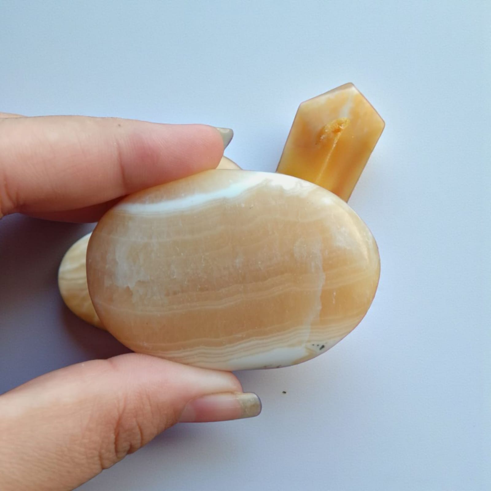 Orange Calcite | Crystal for Creativity & Joy | Sacral Chakra Energy Booster - Image 7