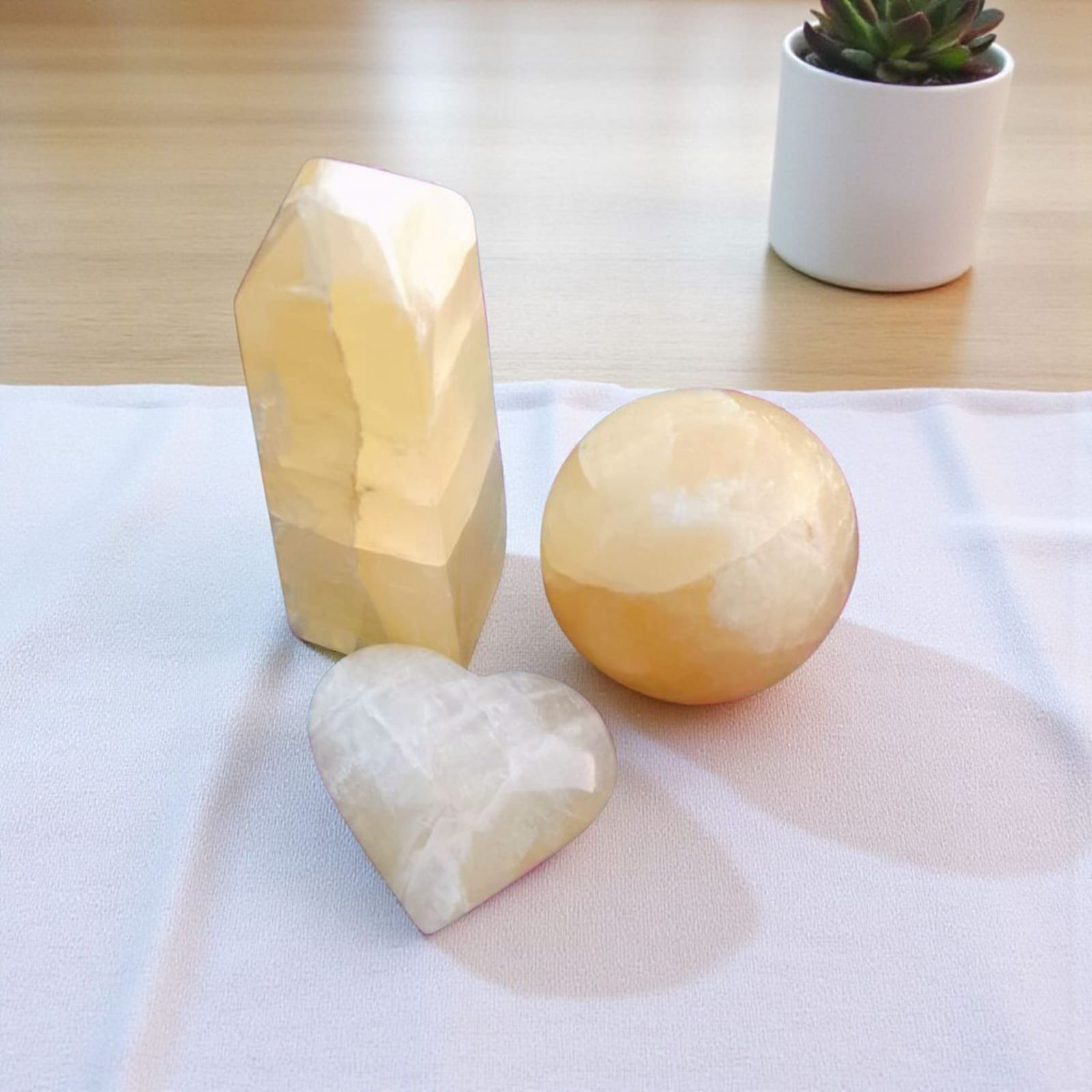 White Calcite | High Vibration Energy Amplifier | Purification & Cleansing Crystal - Image 2