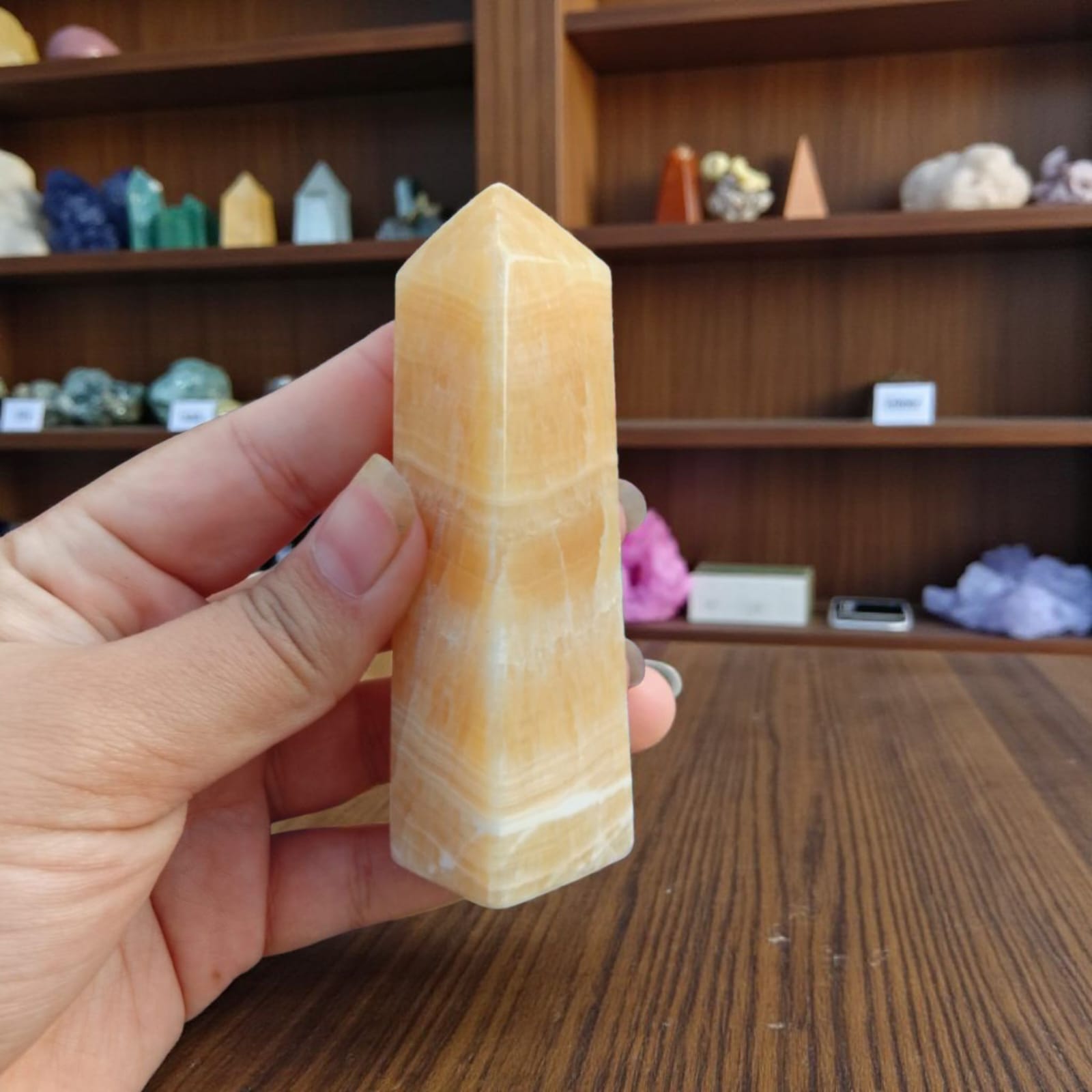 Orange Calcite | Crystal for Creativity & Joy | Sacral Chakra Energy Booster - Image 8