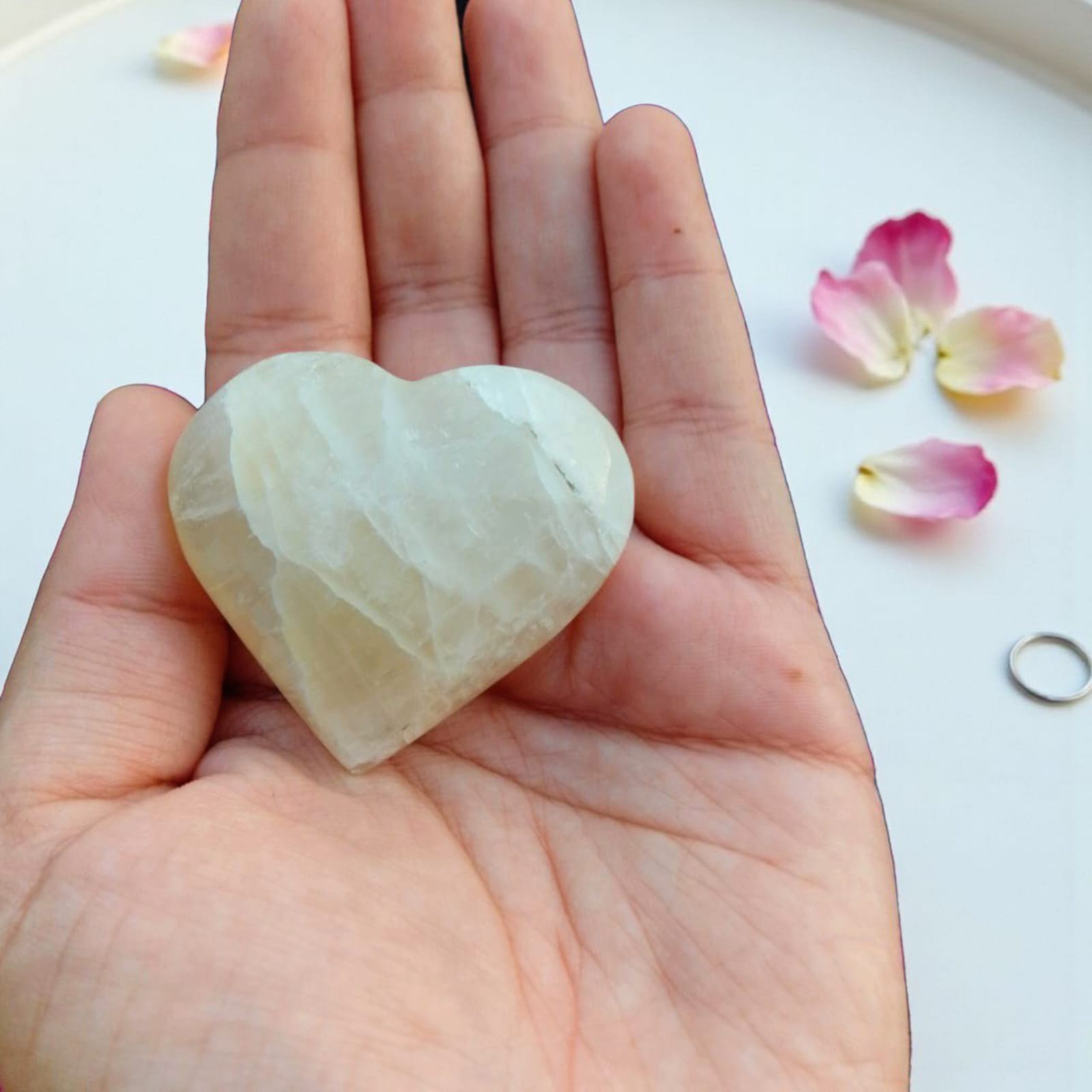 White Calcite | High Vibration Energy Amplifier | Purification & Cleansing Crystal - Image 7