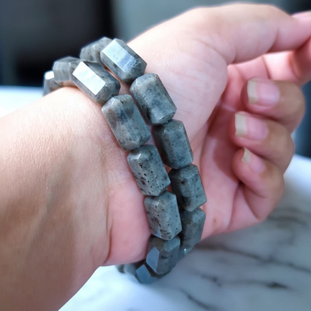 Lepidolite Bracelet | Stone of Transition & Emotional Balance | Anxiety Relief Crystal Jewelry - Image 8
